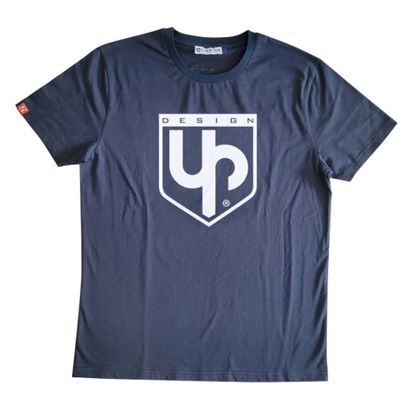 T-Shirt manches courtes UP Design  - Bleu Ref : UPD0563 