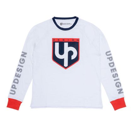 T-shirt manches longues UP Design ML - Blanc Ref : UPD0567 