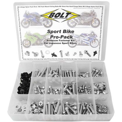 Coffret Bolt visserie Pro Pack Sportbike universel Ref : 893453 / 1061464 