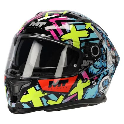 MT HELMETS BRAKER SV - CRAZY TEDDY Full-face helmet - Multicolour Ref : MTH0147 