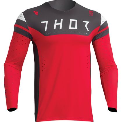 Camiseta de motocross Thor PRIME RIVAL 2023 - Rojo / Negro Ref : TO2848 