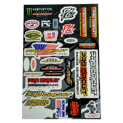 Planche de stickers Pro Circuit DELUXE Universel