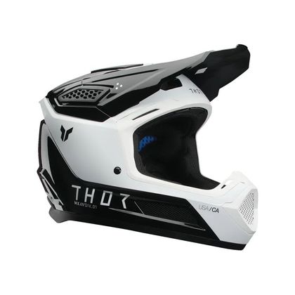 Casque cross Thor FLEET - STORM 2025 - Noir / Blanc Ref : TO3344 