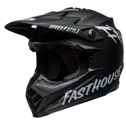 Casque cross Bell MOTO-9 MIPS FASTHOUSE WHITE/BLACK 2019 Ref : EL0369 