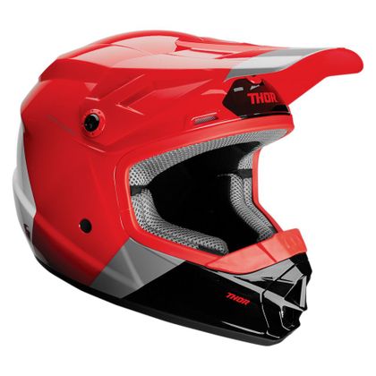 Casco de motocross Thor YOUTH SECTOR BOMBER - RED CHARCOAL - MIPS Ref : TO2321 