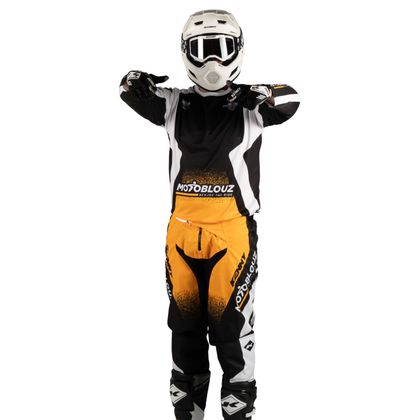 Motoblouz ERITYISNUMERO CFS 2027 Cross-housut - Musta / Keltainen