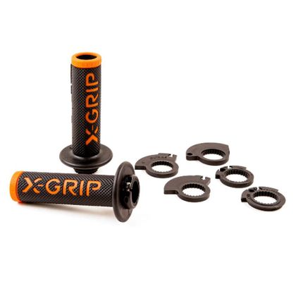 Poignées de guidon X-GRIP GRIPS LOCK Universel - Orange