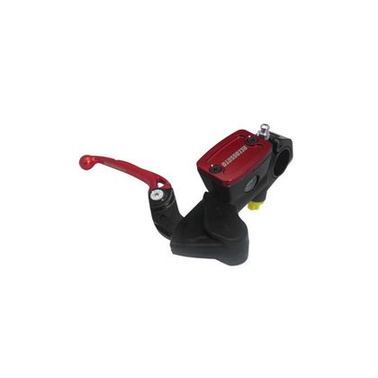 Accossato radial 10.5 mit integriertem Wassertank umklappbarer Hebel Hauptbremszylinder Universell - Schwarz / Rot