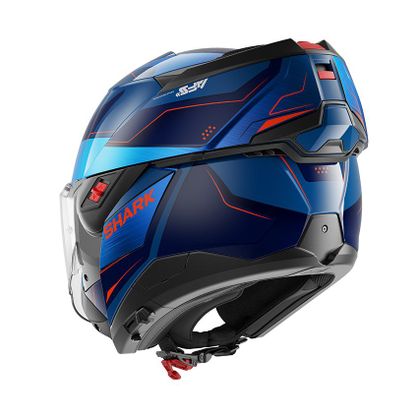 Casque modulable Shark OXO MEKARIUM - Bleu / Orange