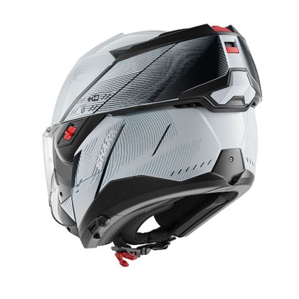 Casque modulable Shark OXO SPEED-TECH - Silver White Black