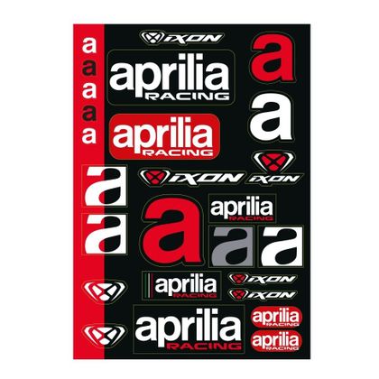 Adesivi Moto Ixon STI1 APRILIA 22 - Nero / Rosso