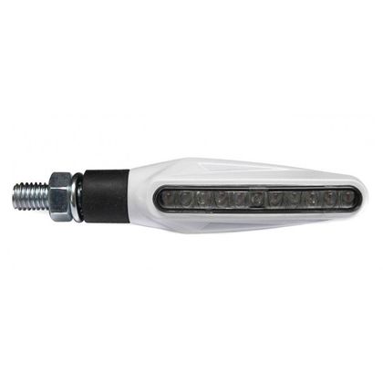 Clignotant Ermax Mini blinkers barre blanc LED universel Ref : EM1552 / 9105BL043 