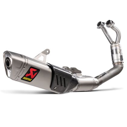 Ligne Complète Akrapovic Racing titane Embout Inox - Gris Ref : SA0037 / 18103052 YAMAHA 700 R7 - 2021 - 2025