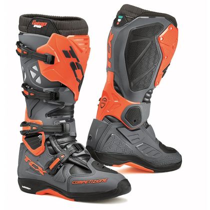 Botas de motocross TCX Boots COMP EVO 2 MICHELIN GRIS/NARANJA FLÚOR 2020 Ref : OX0227 