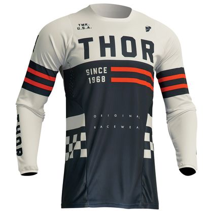 Maillot cross Thor YOUTH PULSE COMBAT - Bleu / Blanc Ref : TO2862 