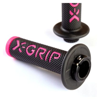 Poignées de guidon X-GRIP GRIPS LOCK Universel - Rose