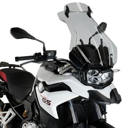 Bulle Touring Puig 21657W Avec Visière Transparente - Pour Honda XL 750 Transalp 2023, Améliore Aérodynamisme Et Confort