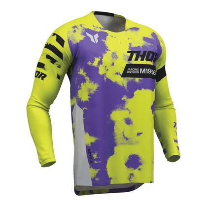 Thor LAUNCH BLEACH 2025 Cross jersey - Grey / Yellow