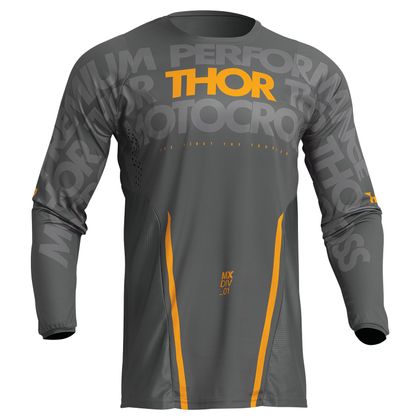 Maillot cross Thor PULSE MONO 2024 - Gris / Jaune Ref : TO2857 