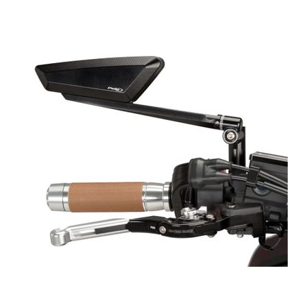 Puig HYPERNAKED stuur Achteruitkijkspiegel Universeel - Zwart