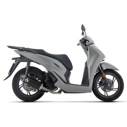 Arrow Urban Racing - Stahlkrümmer Vollständige Linie - Grau / Schwarz Ref : AW0799 / 53052AN HONDA 150 SH 150 AD (KF23) - 2024 - 2025