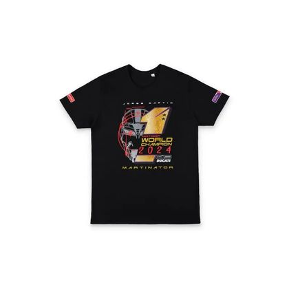 Kenny JORGE MARTIN WORLD CHAMPION Kurzärmeliges T-Shirt - Schwarz