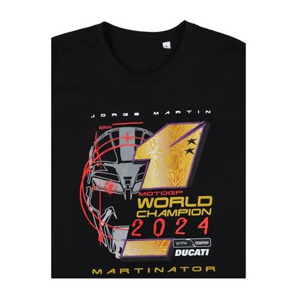 Kenny JORGE MARTIN WORLD CHAMPION Kurzärmeliges T-Shirt - Schwarz