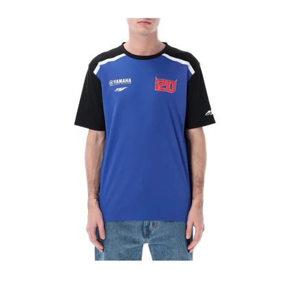 T-Shirt manches courtes Kenny DUAL FABIO YAMAHA - Blanc Ref : KE3040 