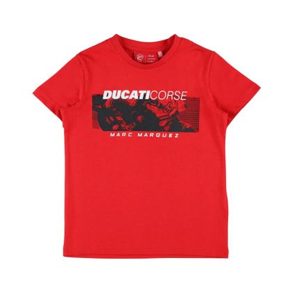 Kenny DUCATI CORSE BOX 93 KIND T-shirt met korte mouwen - Zwart / Rood Ref: KE3026 