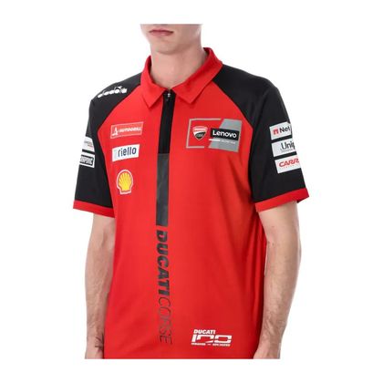Kenny DUCATI REPLICA TEAMWEAR 26 Polo - Zwart / Rood