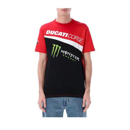 Kenny DUCATI MONSTER Short-sleeved T-Shirt - White Ref : KE3029 