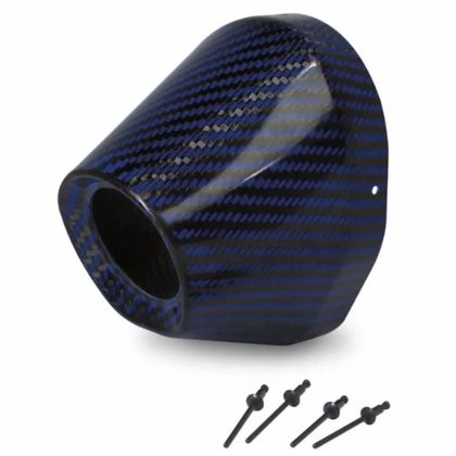 Pro Circuit Carbon Endstück des Schalldämpfers Universell - Blau