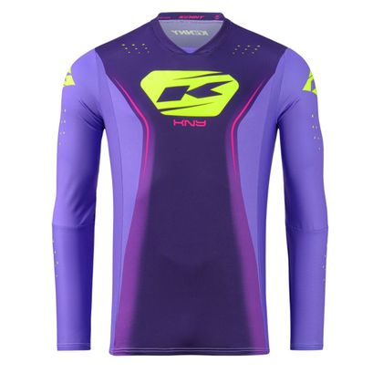 Maillot de motocross Kenny PERFORMANCE - SOLID 2027 - Violet / Negru Ref: KE3103 
