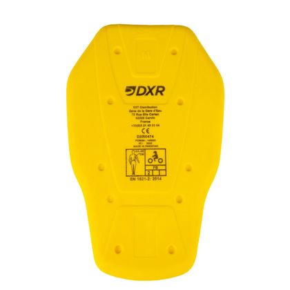 DXR RUGBESCHERMER CE LEVEL 2 Rugbeschermers - Geel Ref: DXR0474 