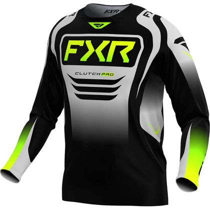FXR CLUTCH PRO MX 25 2026 Cross jersey - Black / Grey Ref : FXR0839 