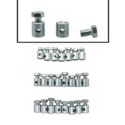 ALGI BREMSEN DIAM 9mm - L10 mm - LOCH 3,5mm BLISTER 25 00429000 - 025 Kabelklemme Universell Ref : ALGI00025A / 151672 