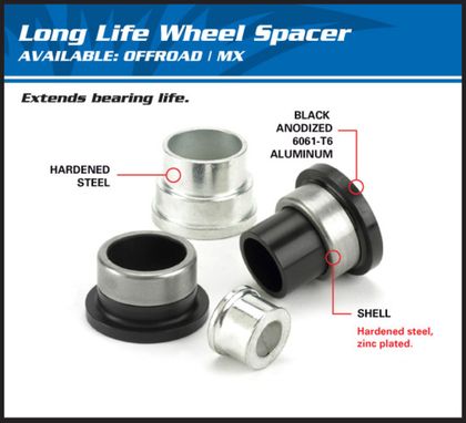 All Balls Rear kit Wheel spacers