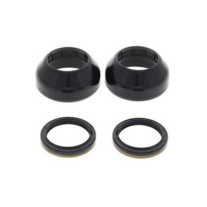 All Balls Gabelsimmerringesatz mit Staubkappen - 38x48x7/8,5 mm Spy-Dichtungen der Gabel und Staubabdeckung