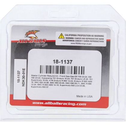 Kit réparation de maître cylindre All Balls 