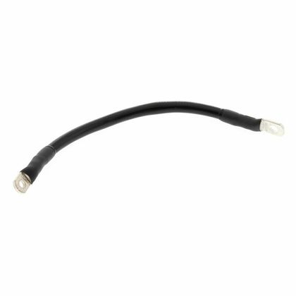 All Balls 10 25 cm sort Universel Batterikabel