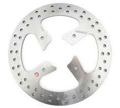 Braking rear fixed Round brake disc