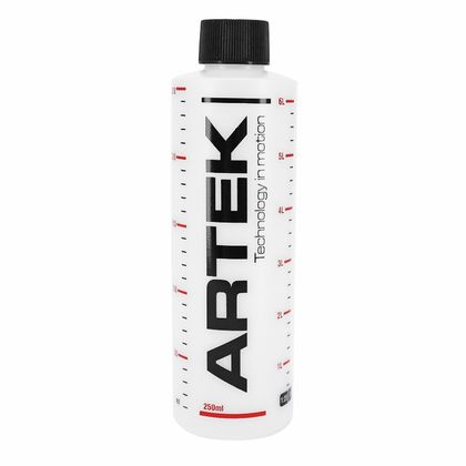 Artek ÖL GEMISCH BENZIN TRANSPARENT 250ml DECKEL Messbecher Universell Ref : ARK00115A / 207841 