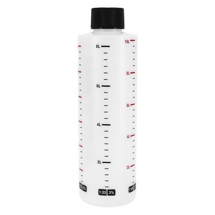 Artek ÖL GEMISCH BENZIN TRANSPARENT 250ml DECKEL Messbecher Universell