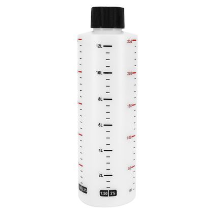 Artek ÖL GEMISCH BENZIN TRANSPARENT 250ml DECKEL Messbecher Universell