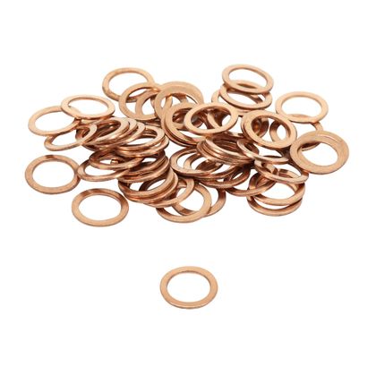 Artein COPPER WASHERS FLAT DIAM 14x20 1.50 mm BLISTER 50 PIECES PRO SERIES Universal Oil drain gasket