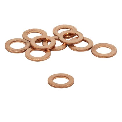 Artein COPPER WASHERS FLAT DIAM 8x14 1.50 mm BLISTER 10 PIECES PRO SERIES Universal Oil drain gasket Ref : ARTE00139A / 202652 