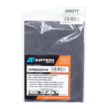 Artein VERSTÄRKTER STAHL CS - 4700 R 140x195 mm S DICKE 1 mm BESTÄNDIG BIS 350 °C FÜR ZYLINDERKOPF - AUSPUFFSYSTEM Fugenblatt Universell