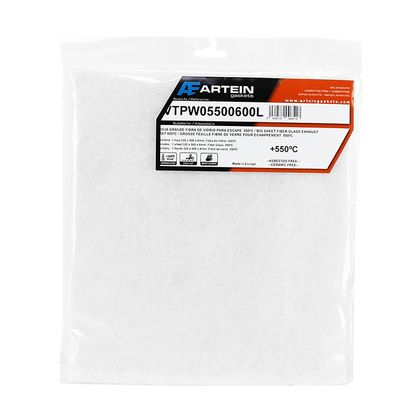 Artein 320x500 mm DICHTE 6 mm 550 C PRO SERIES Glaswolle Universell