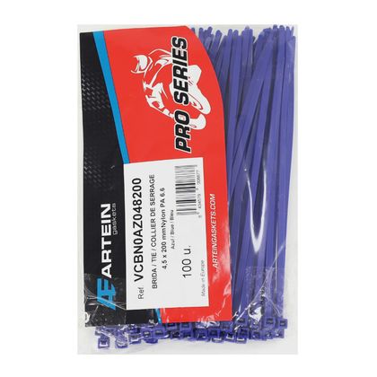 Artein NYLON TYPE RILSAN 4.5x200 mm BLUE Universal Clamp collars Ref : ARTE00279A / 206224 