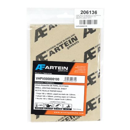 Artein PAPIER HUILE OIL 140x195 mm S DIKTE 1 mm WEERSTAAT TOT 120 C Afdichtvel Universeel